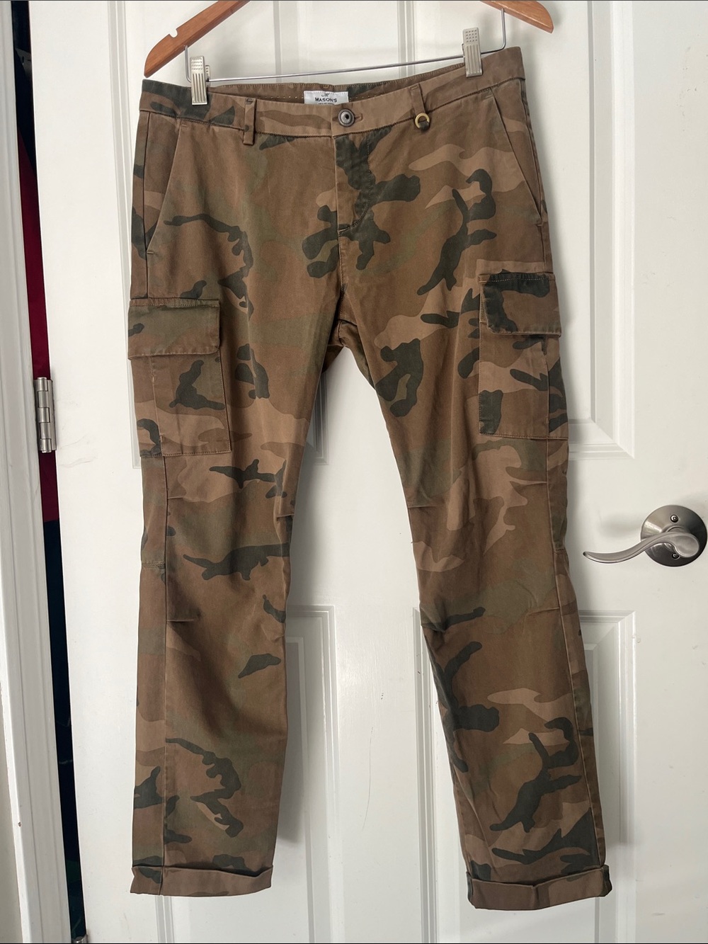 Italian Mason’s forte die marmi $365 Camo chili city Straight-Leg Cargo Pant